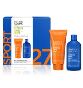Baylis & Harding vonios rinkinys Mens Citrus Lime & Mint Small, 2 poz. 500 ml