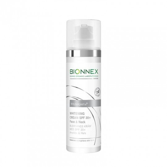 BIONNEX Whitexpert antipigmentinis kremas veidui ir kaklui SPF 30+, 30 ml