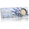 FIORENTINO set of round soaps with stamp Lavanda, 3x125 g