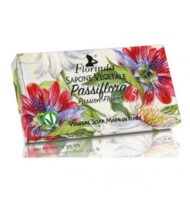 Florinda muilas augalinis, rankų darbo, parfumuotas, Pasifloros žiedų aromato, 100 g