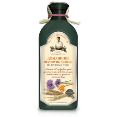 Recepty Babuški Agafji šampūnas kasdieniniam naudojimui