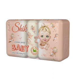 SHIK tualetinis kreminis muilas kūdikiams su Gysločio ekstraktu, 5 x 70 g