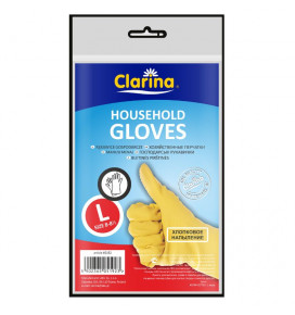 CLARINA universalios guminės pirštinės, L, 1 pora
