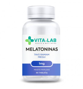 VITA-LAB maisto papildas Melatoninas 1 mg, N90