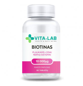 VITA-LAB maisto papildas Biotinas 10000 µg, N90