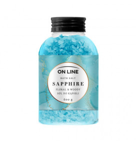 ON LINE vonios druska Sapphire Floral & Woody, 600 g