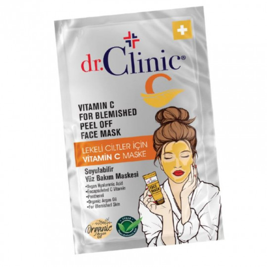 DR CLINIC veido kaukė Vitamin C, 12 ml