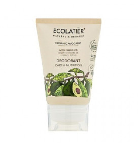 ECOLATIER ORGANIC kūno dezodorantas, priežiūrai ir maitinimui AVOKADAS, 40 ml