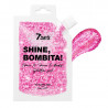 7 DAYS SHINE, BOMBITA! gel glitter for hair and body/ 901 Playful pink, 90 ml