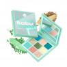 7 DAYS B.COLOUR eyeshadow palette 9 shades/ 03 Rainbow Dash, 9 pcs x 1g