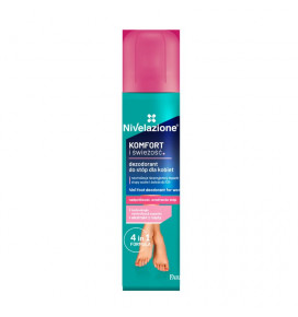 NIVELAZIONE pėdų dezodorantas moterims, komfortas ir gaivumas, 180 ml