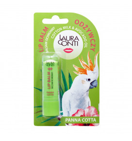 Laura Conti desertinis lūpų balzamas Panna Cotta 4,8 g