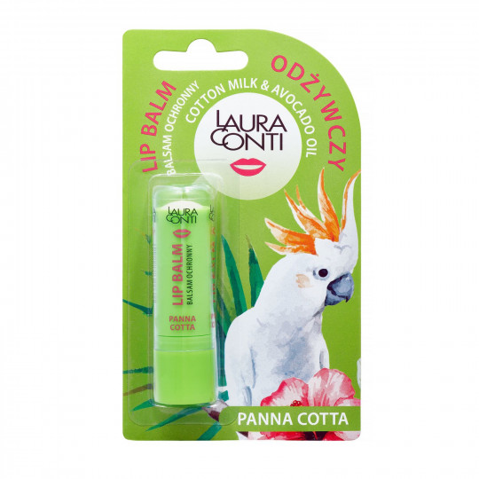 Laura Conti desertinis lūpų balzamas Panna Cotta 4,8 g