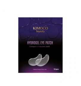 Kimoco Beauty hidrogeliniai paakių padeliai su kolagenu ir hialurono rūgštimi, 10 vnt.
