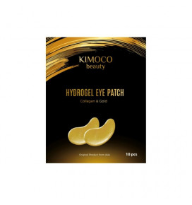 Kimoco Beauty hidrogeliniai paakių padeliai su kolagenu ir koloidiniu auksu, 10 vnt.