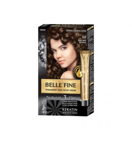 Belle'Fine plaukų dažai, No.4.0, Natural Brown, 25 ml, 30 ml, 50 ml