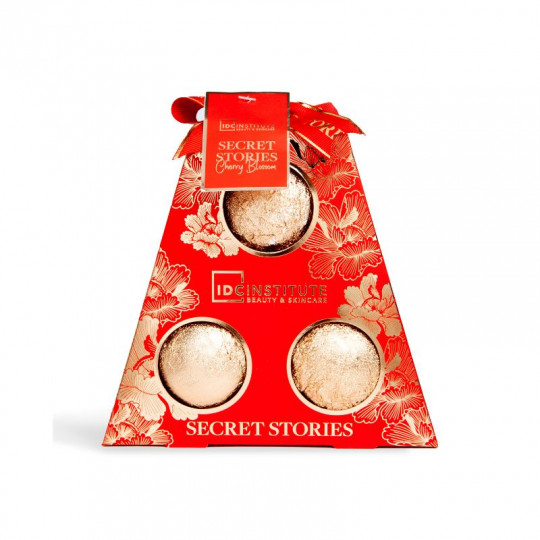 IDC Institute Secret Stories vonios burbulų rinkinys Bath Bombs Pack, 3x100 g