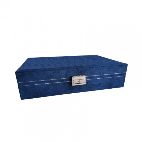 7049 REED Papuošalų dėžutė mėlynos sp.28x19.5x7