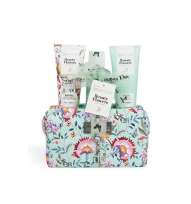 IDC Institute vonios rinkinys, 100 ml dušo želė, 70 ml kūno losjonas, 70 ml šampūno, kosmetinė, įvairių spalvų