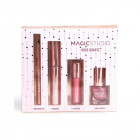 MAGIC STUDIO makiažo rinkinys Rose Quartz Makeup, 1 tušas, 1 akių pieštukas, 1 lūpų blizgis, 1 nagų lakas