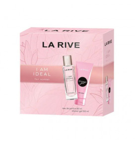 LA RIVE rinkinys moterims I AM IDEAL (parfumuotas vanduo 90 ml+dušo želė 100 ml)