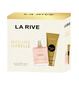 LA RIVE rinkinys moterims MADAME ISABELLE (parfumuotas vanduo100 ml+dušo želė 100 ml)