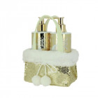 VIVIAN GRAY rinkinys kreminis muilas ir rankų losjonas Gold Christmas, 2 x 250 ml
