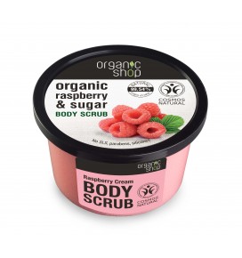 Organic Shop šveitiklis kūnui su aviečių ekstraktu, 250ml