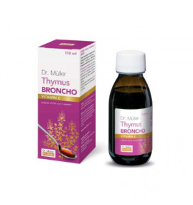 DR. MULLER Čiobrelis su vitaminu C broncho, 110 ml (skystasis maisto papildas/sirupas)