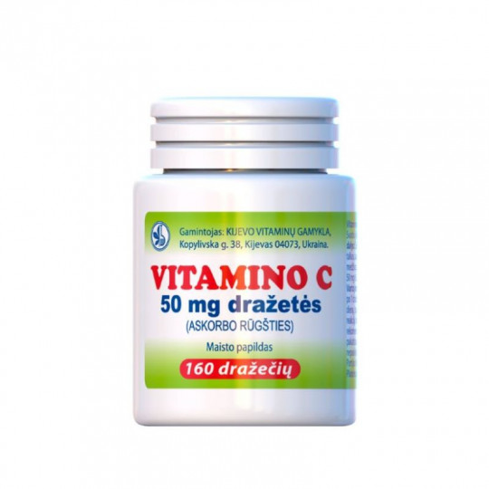 Vitamino C dražetės N160