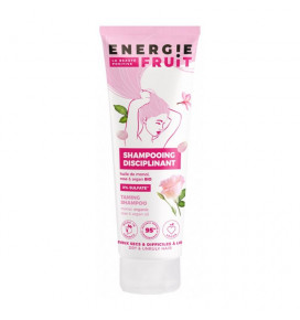 Energie Fruit šampūnas nepaklusniems plaukams, Monoi aliejus, ekologiškas rožių ir argano aliejus, 250 ml