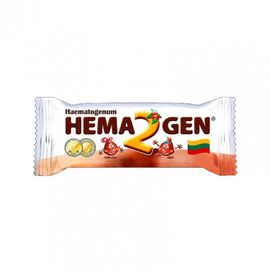 Hematogenas Hema2gen 2 lazdelės, 45 g