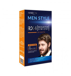 MARION Men style vyriški plaukų dažai žiliems plaukams (ruda sp.) 4x15 g