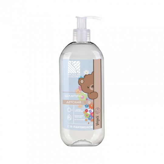 MODUM CLASSIC plaukų šampūnas vaikams su D-pantenoliu 0+ , 400 ml