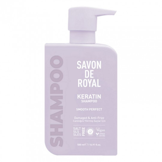 SAVON DE ROYAL Miracle pastel šampūnas su keratinu, 500 ml