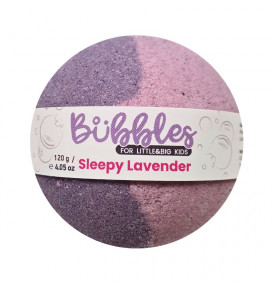BUBBLES vonios burbulas su pantenoliu ir vitaminu E Sleepy Lavender, 120 g