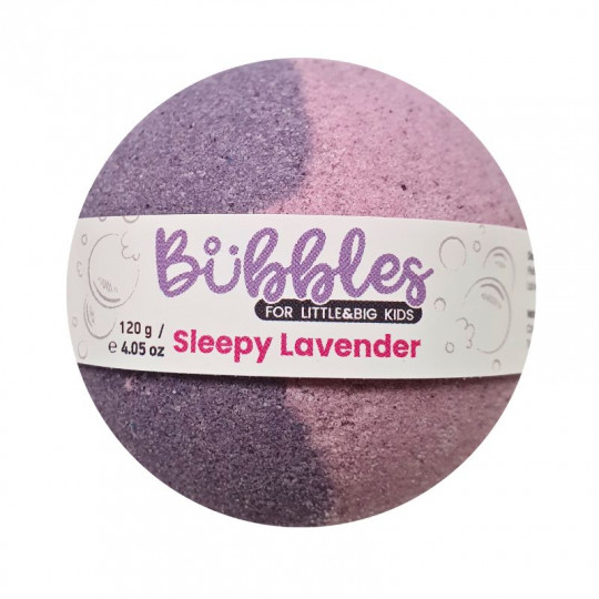 BUBBLES vonios burbulas su pantenoliu ir vitaminu E Sleepy Lavender, 120 g