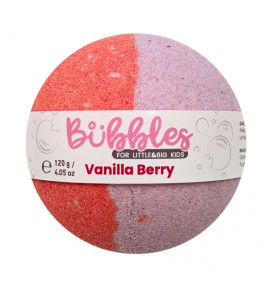 BUBBLES vonios burbulas su pantenoliu ir vitaminu E Vanilla Berry, 120 g