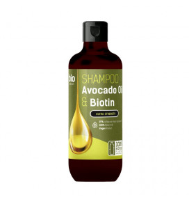 BIO NATURELL šampūnas plaukams su avokadų aliejumi ir biotinu, 355 ml
