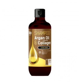 BIO NATURELL šampūnas plaukams su argano aliejumi ir kolagenu, 355 ml