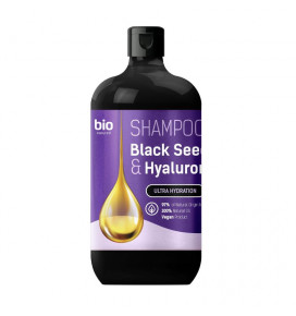 BIO Naturell šampūnas visų tipų plaukams su juodųjų sėklų aliejumi ir hialurono rūgštimi, 946 ml