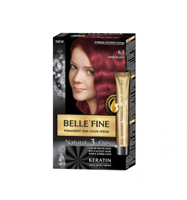 BELLE FINE plaukų dažai 6.5 Raudonmedžio, 125 ml