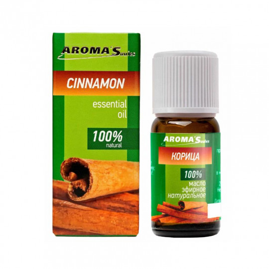 AROMA'SAULES ceiloninio cinamono eterinis aliejus, 10 ml