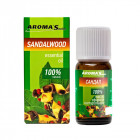 AROMA'SAULES santalo (balzaminių degmedžių) eterinis aliejus, 10 ml