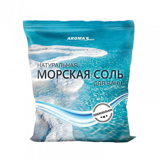 AROMA'SAULES vonios druska natūrali su kadagiu, 1 kg