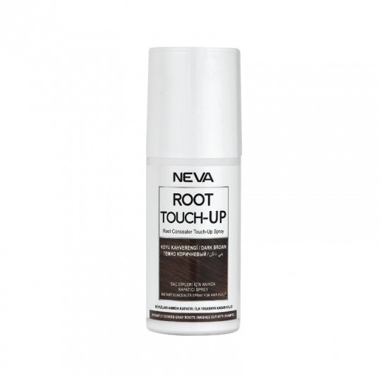 NEVA Root Touch Up purškiklis plaukų šaknims dažyti Tamsiai ruda, 75 ml