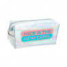 SODA neon cosmetic bag "Nice is new cool"