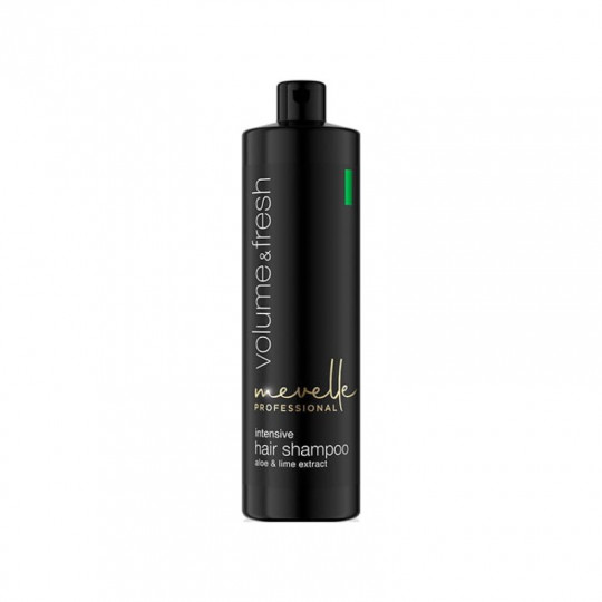 MEVELLE PROFESSIONAL šampūnas silpniems plaukams su alavijų ir laimo ekstraktu Volume & Fres, 900 ml