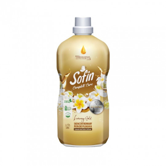 SOFIN audinių minkštiklis Luxury Gold, 1,4 l