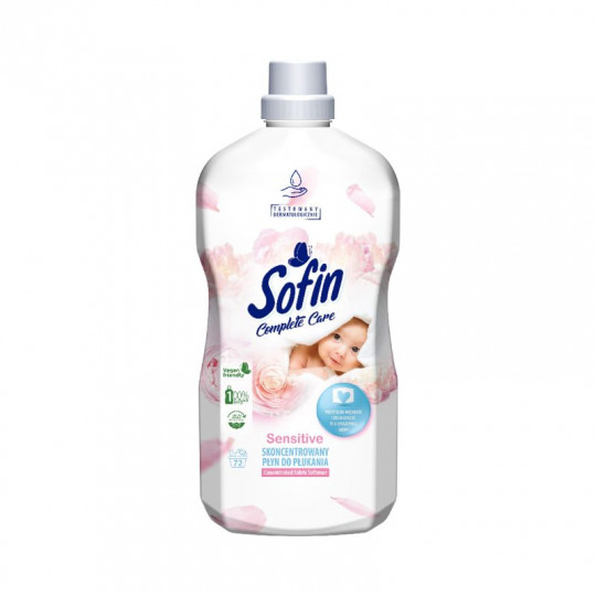 SOFIN COMPLETE CARE audinių minkštiklis Sensitive, 1,8 l